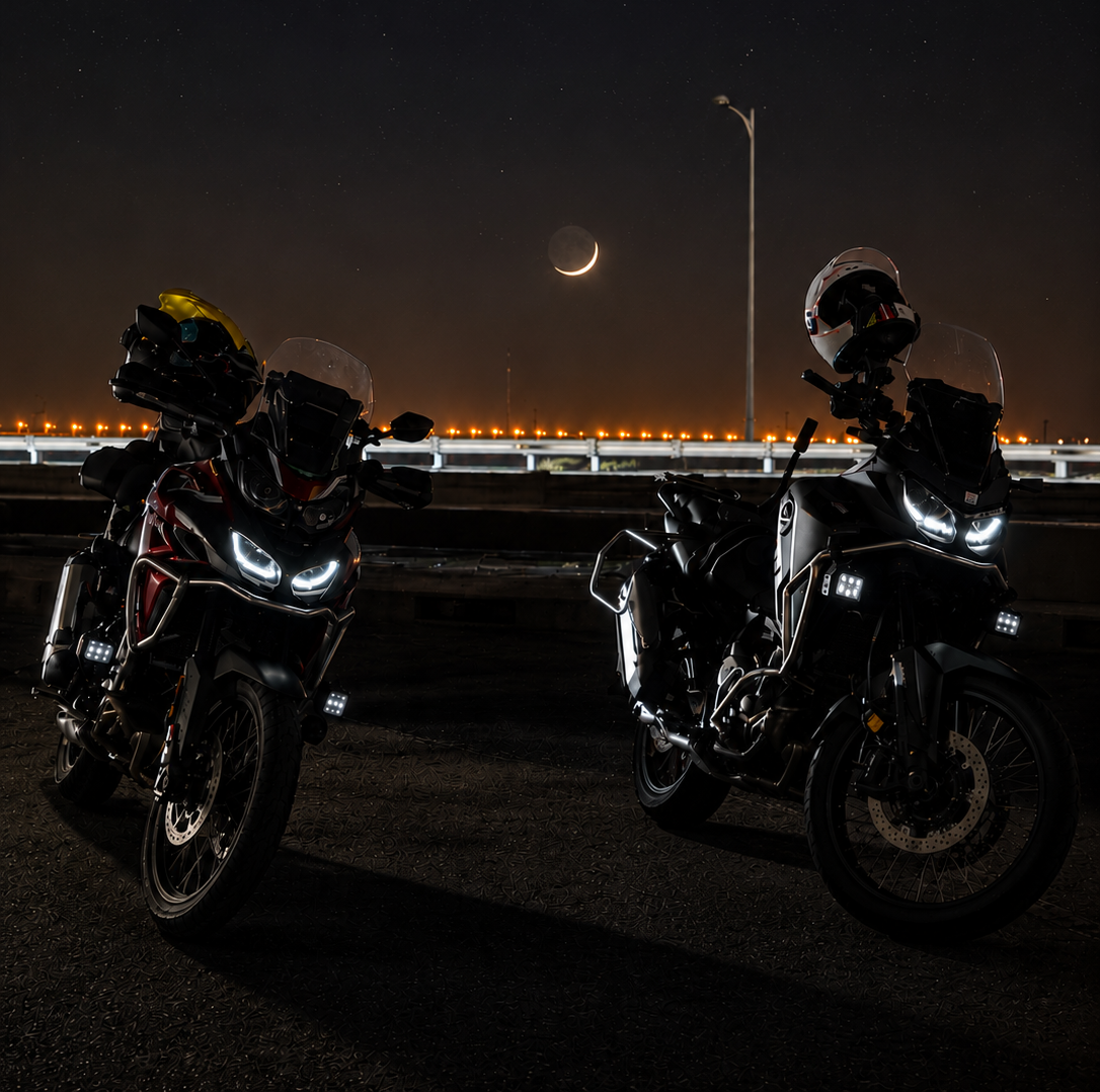 Adventure touring motorcycle